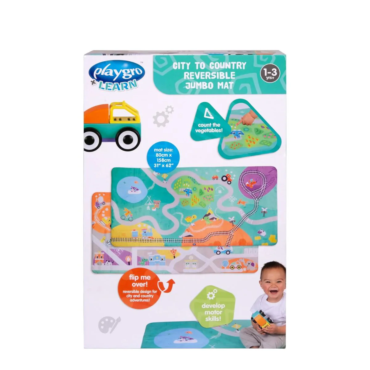 Alfombra Reversible Jumbo Playgro - Image 2