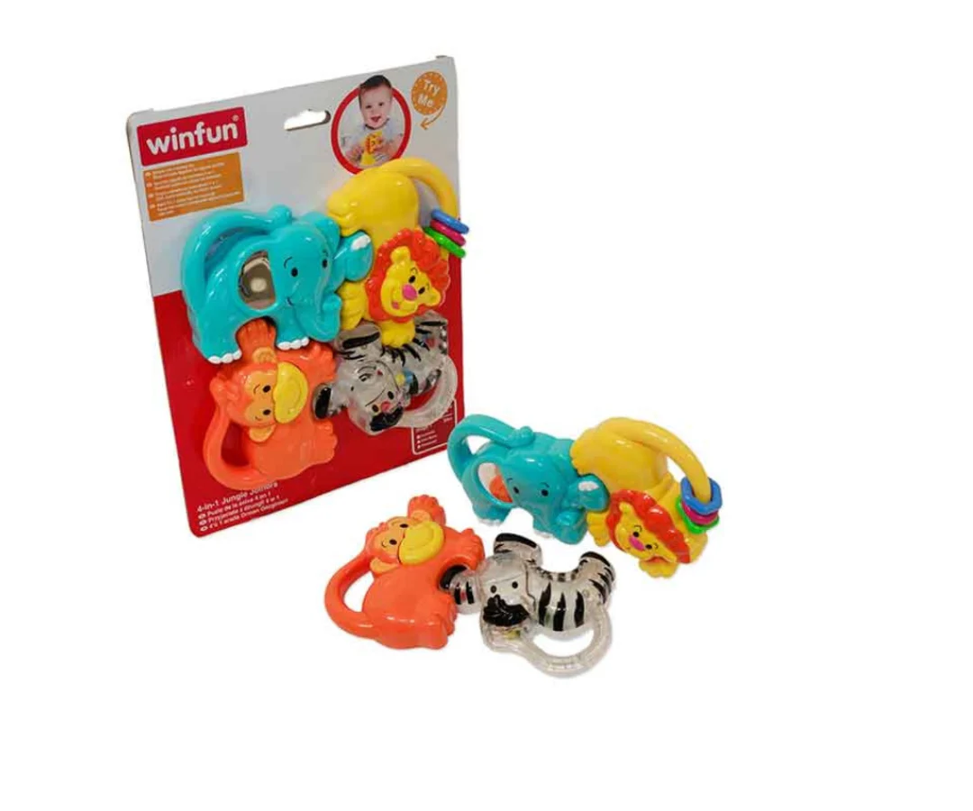 Animales Jungla 4 En 1 Winfun
