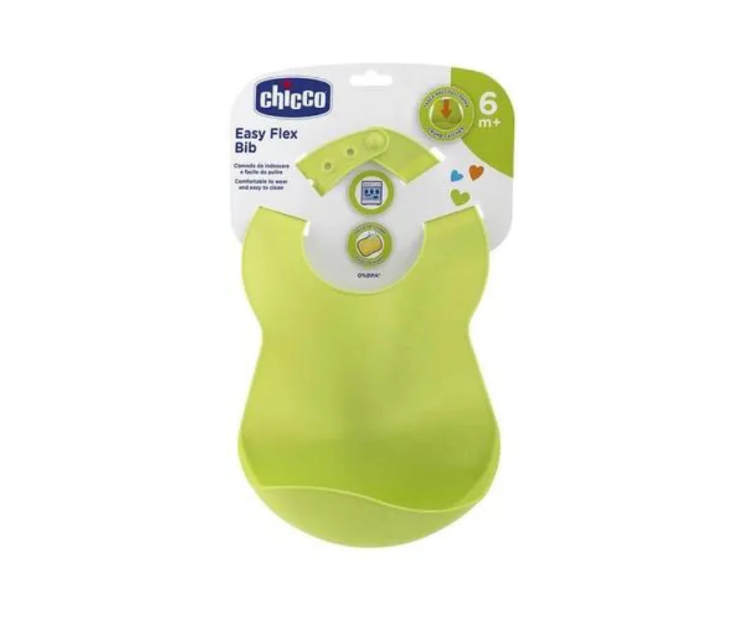 Babero Flexible Con Bolsillo 6M Chicco - Image 3
