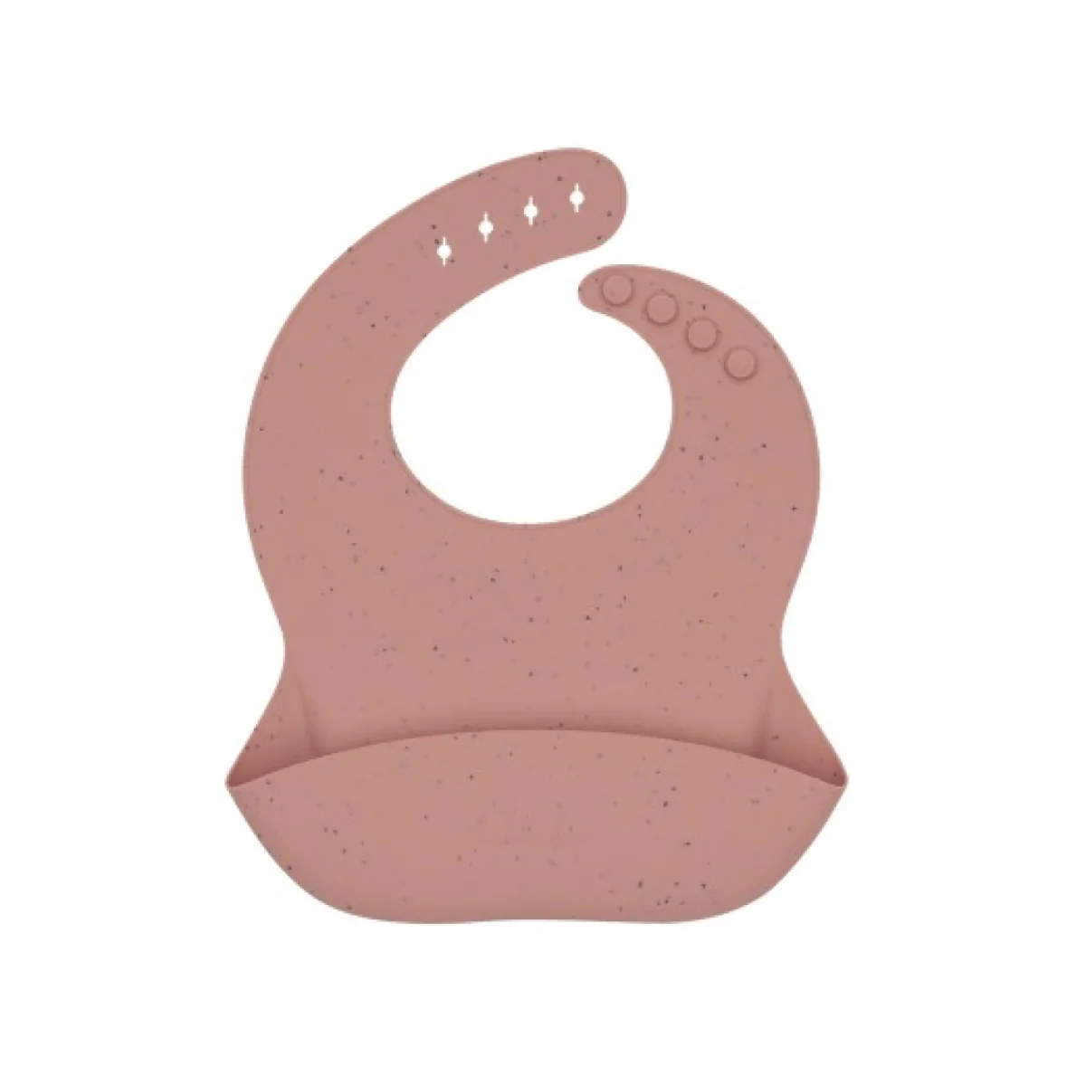 Babero Platinum Silicon | Rosado Kikkaboo - Image 3
