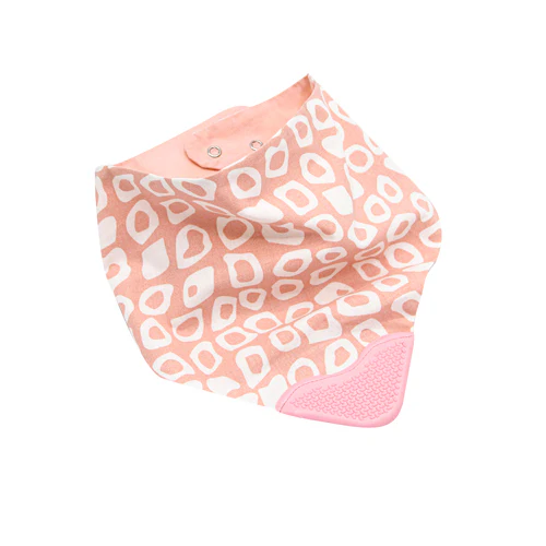 Bandana Babero Con Mordedor | Rosado - Image 3