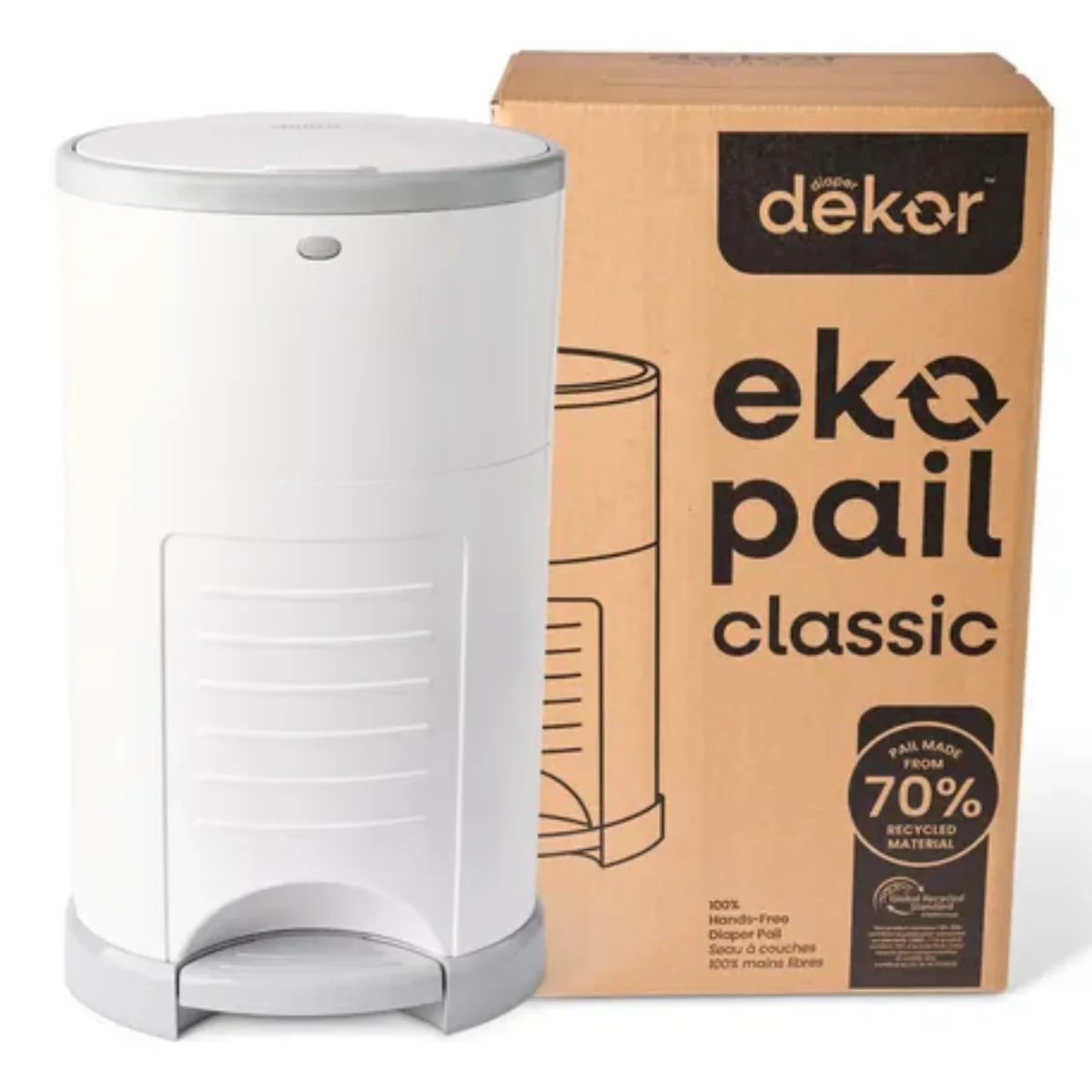 Basurero Dekor - Eko Classic | White REGAL LAGER INC - Image 2