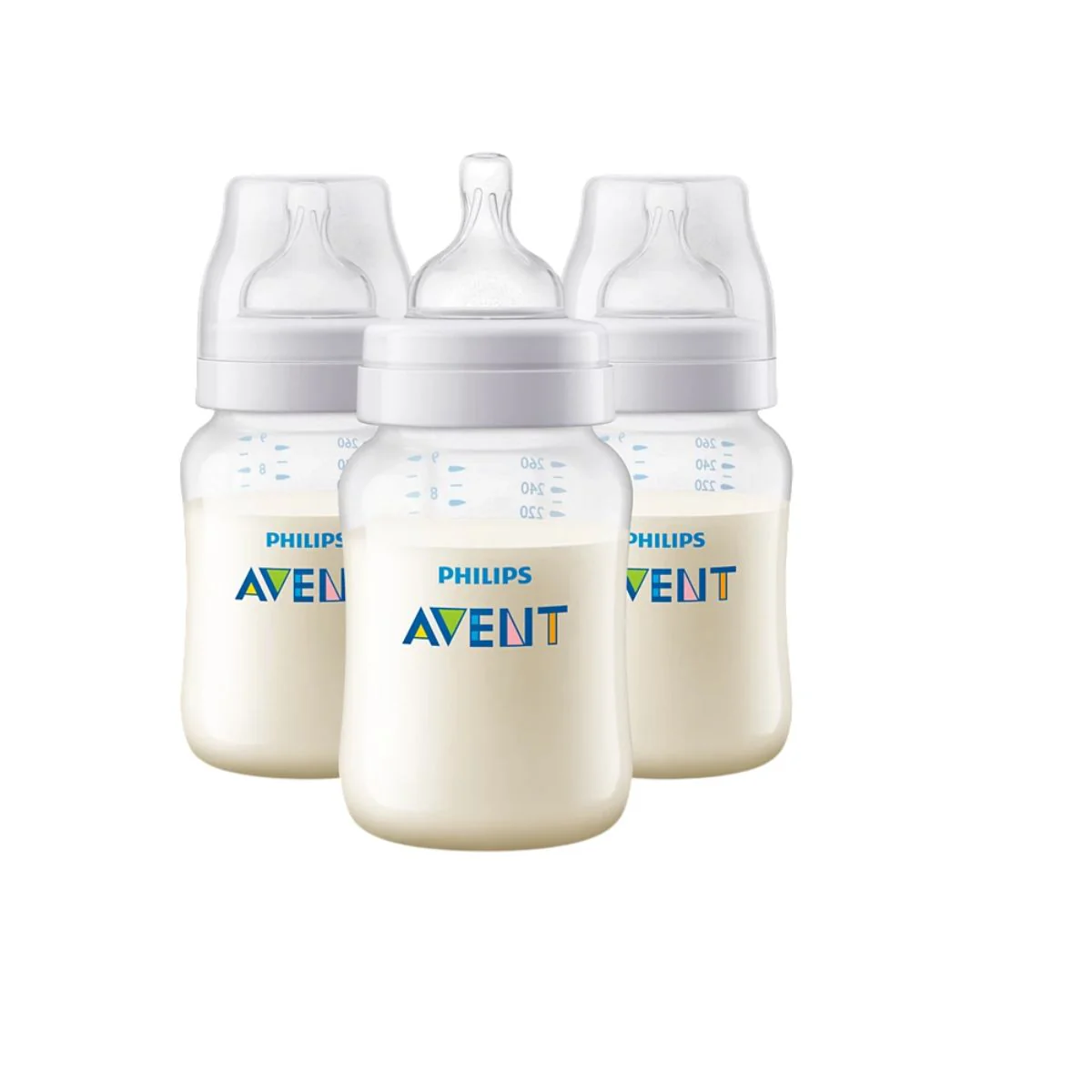 Biberón Anti Cólicos 260ml 3 Unidades