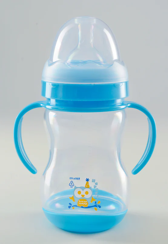 Biberon boca ancha con agarradera 250 ml