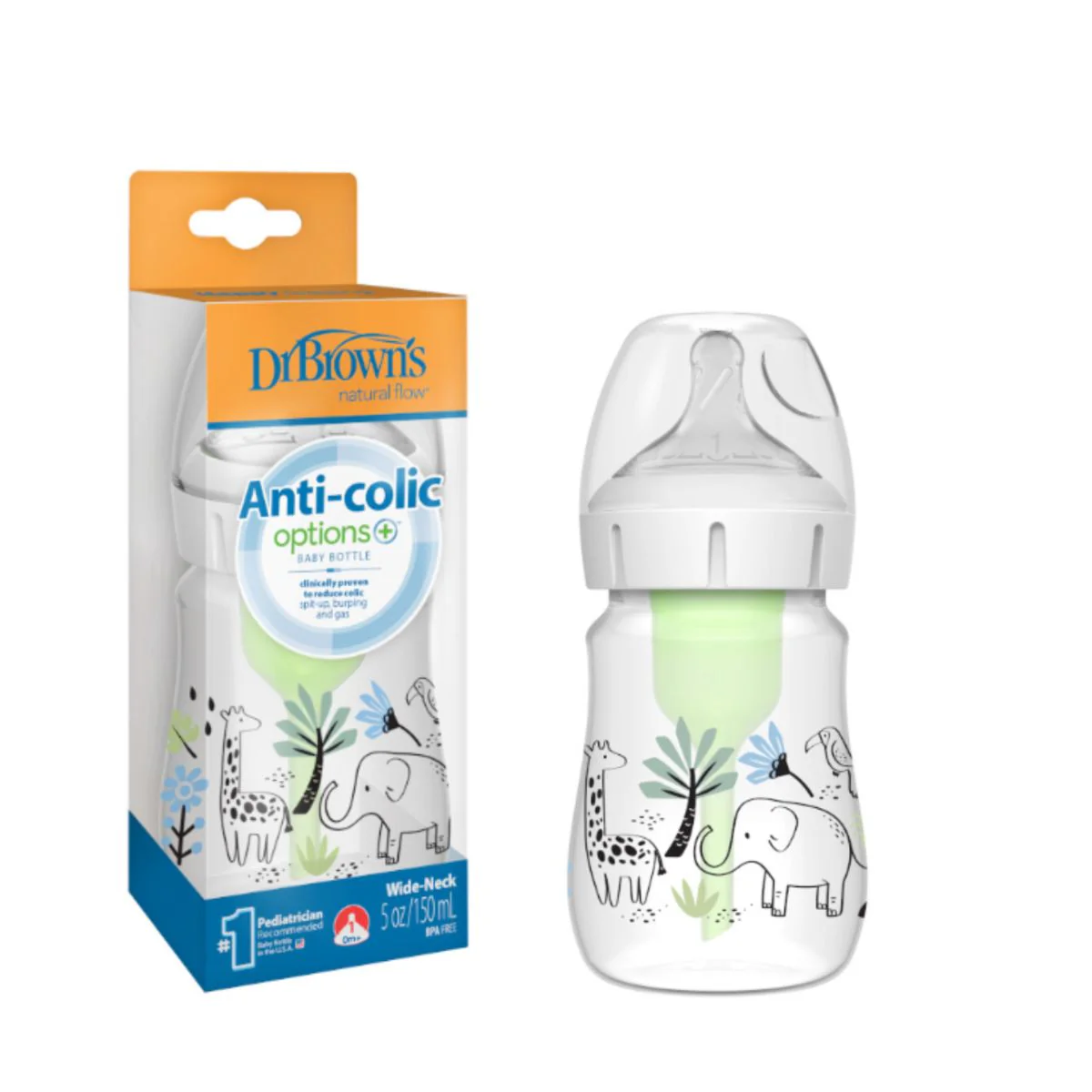 Biberón Boca Ancha Dr Brown's 5 Oz - Image 2
