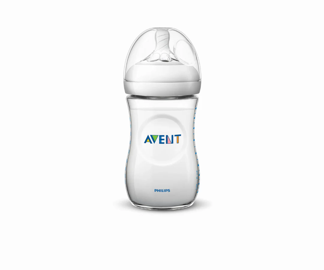 Biberón Nat. 260 Ml Transparente Avent