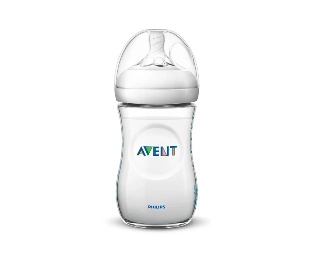 Biberón Nat. 260 Ml Transparente Avent