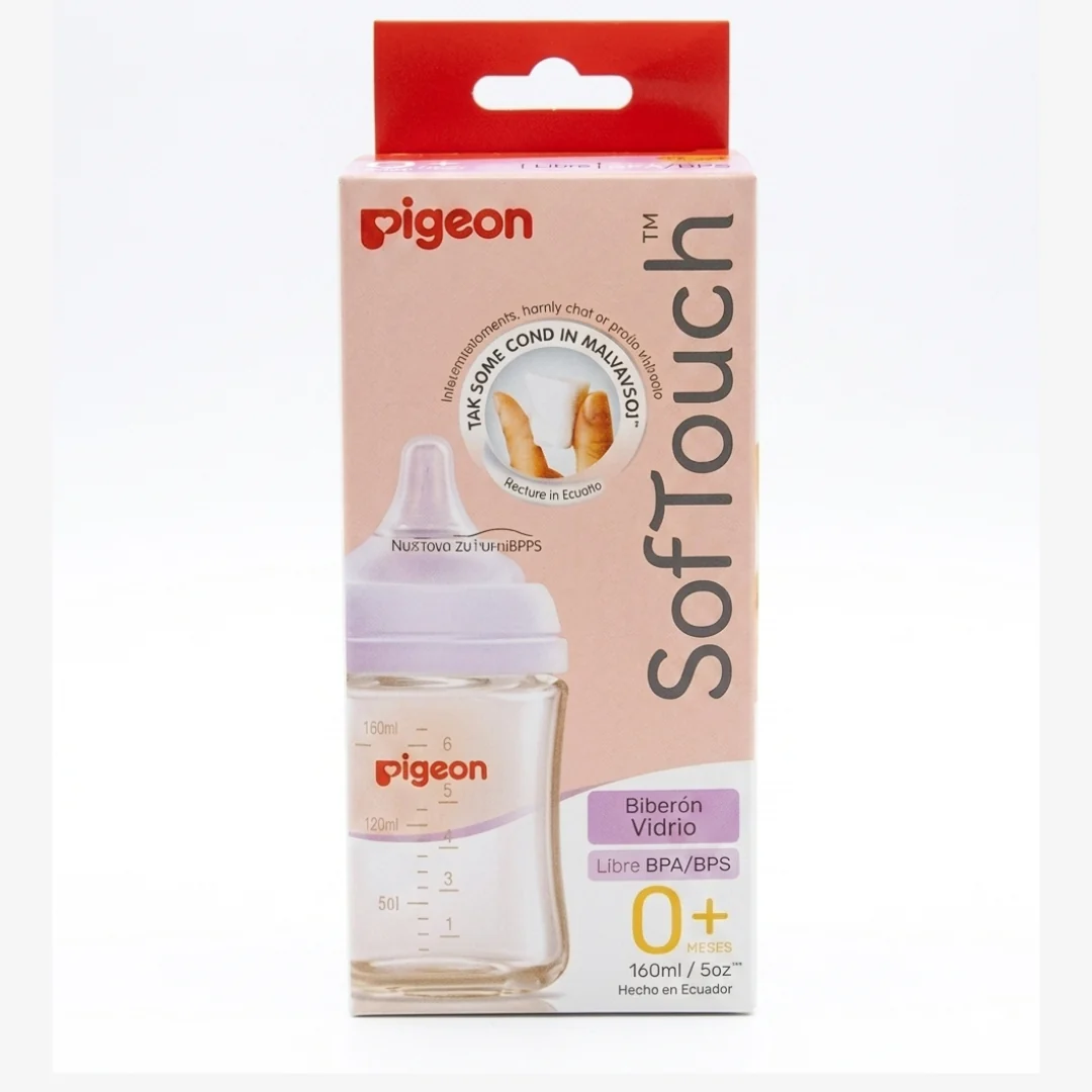 Biberón Pigeon Soft Touch | Vidrio 5 onzas