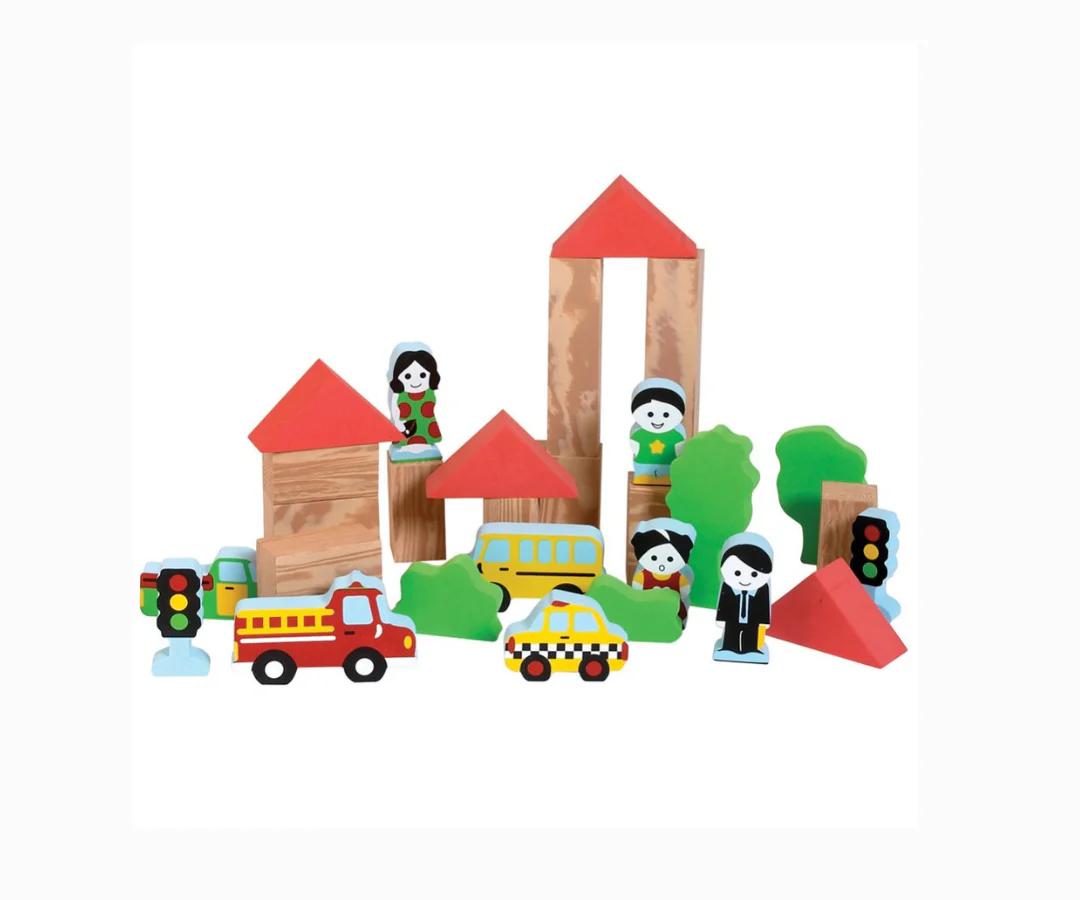 Bloques De Construccion De Madera Edushape