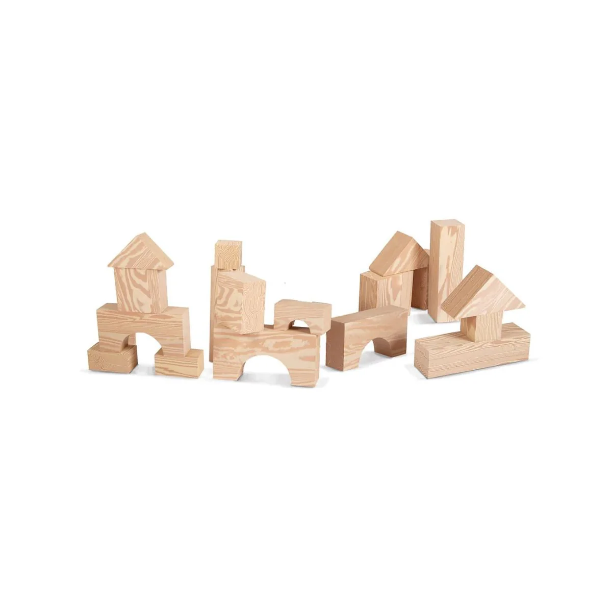 Bloques Educativos Grandes Color Madera 32Pc - Image 4