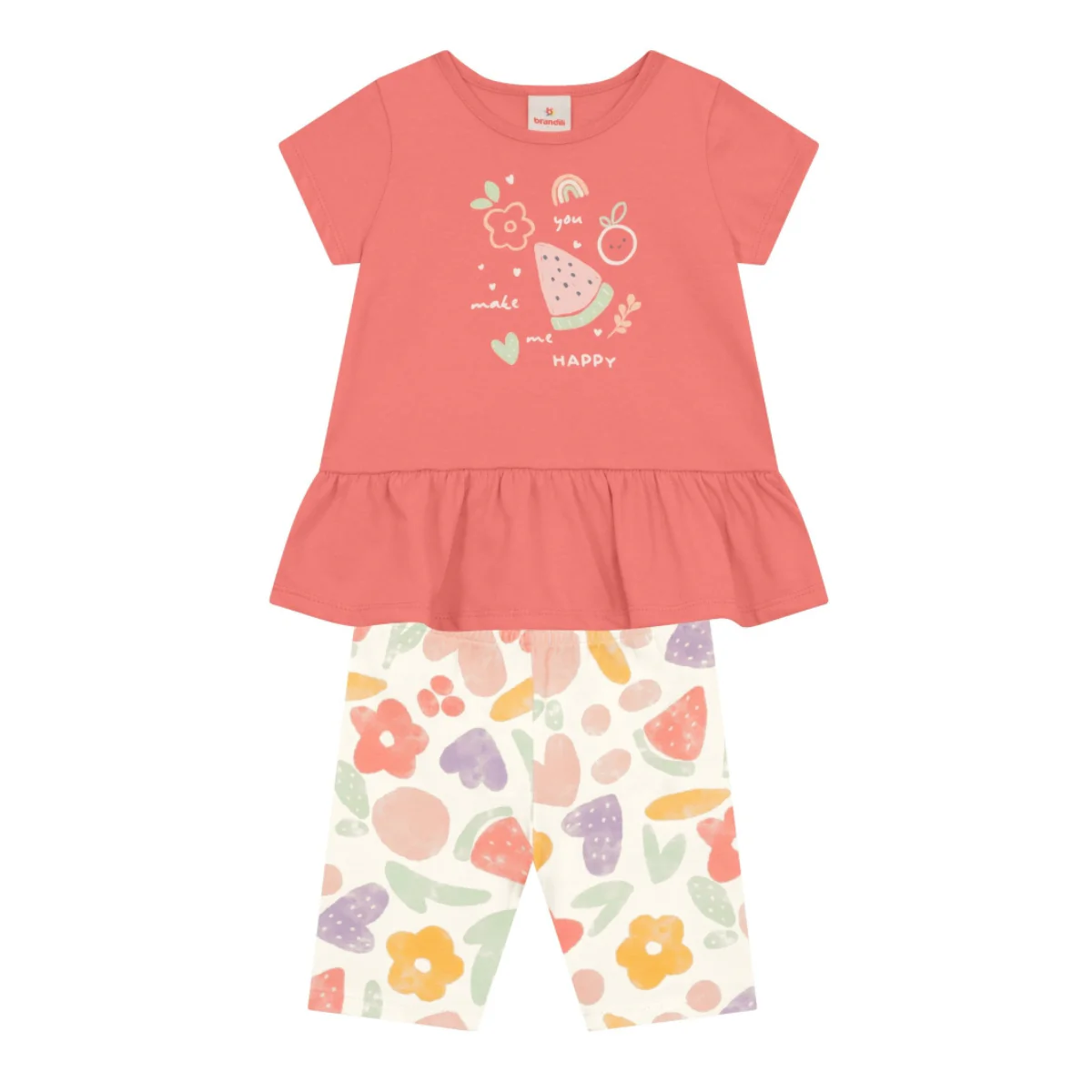Blusa Y Bermuda Nena | Sandia Brandili - Image 2