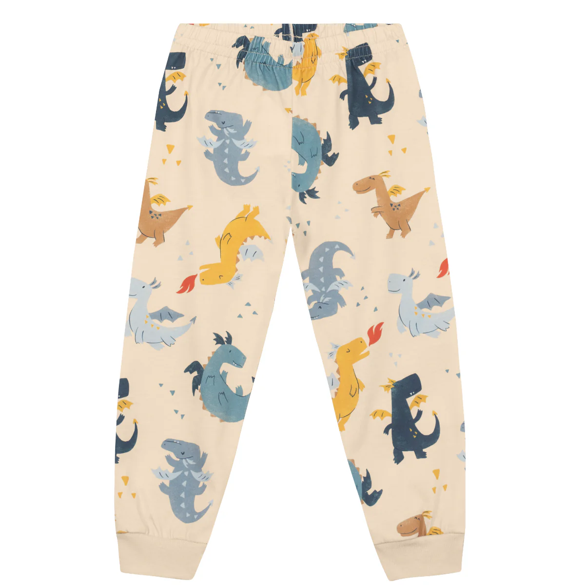 Camiseta manga larga Y Pantalón Nene | Dinosaurio Azul Brandili - Image 2