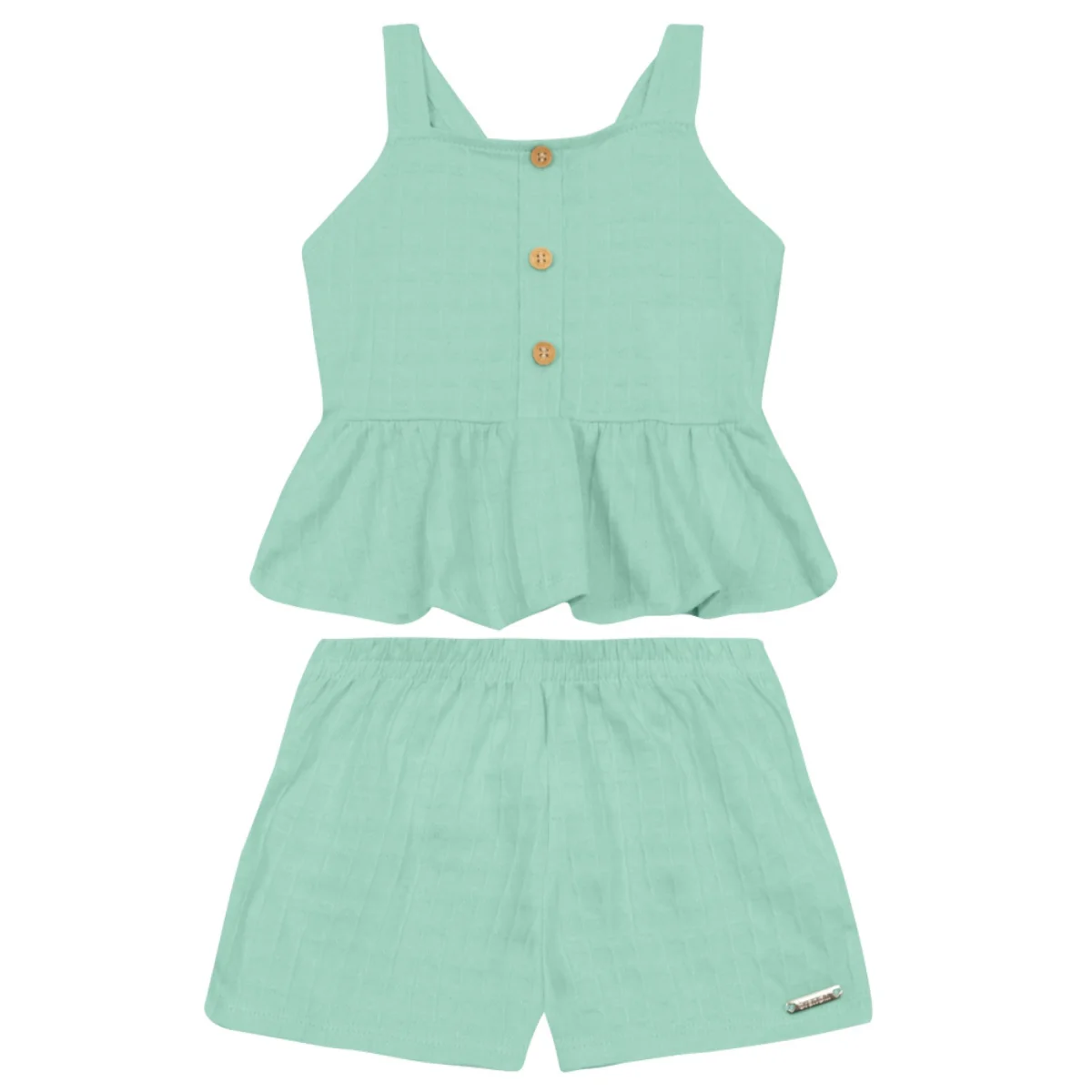 Blusa Y Shorts Nena | Menta Brandili