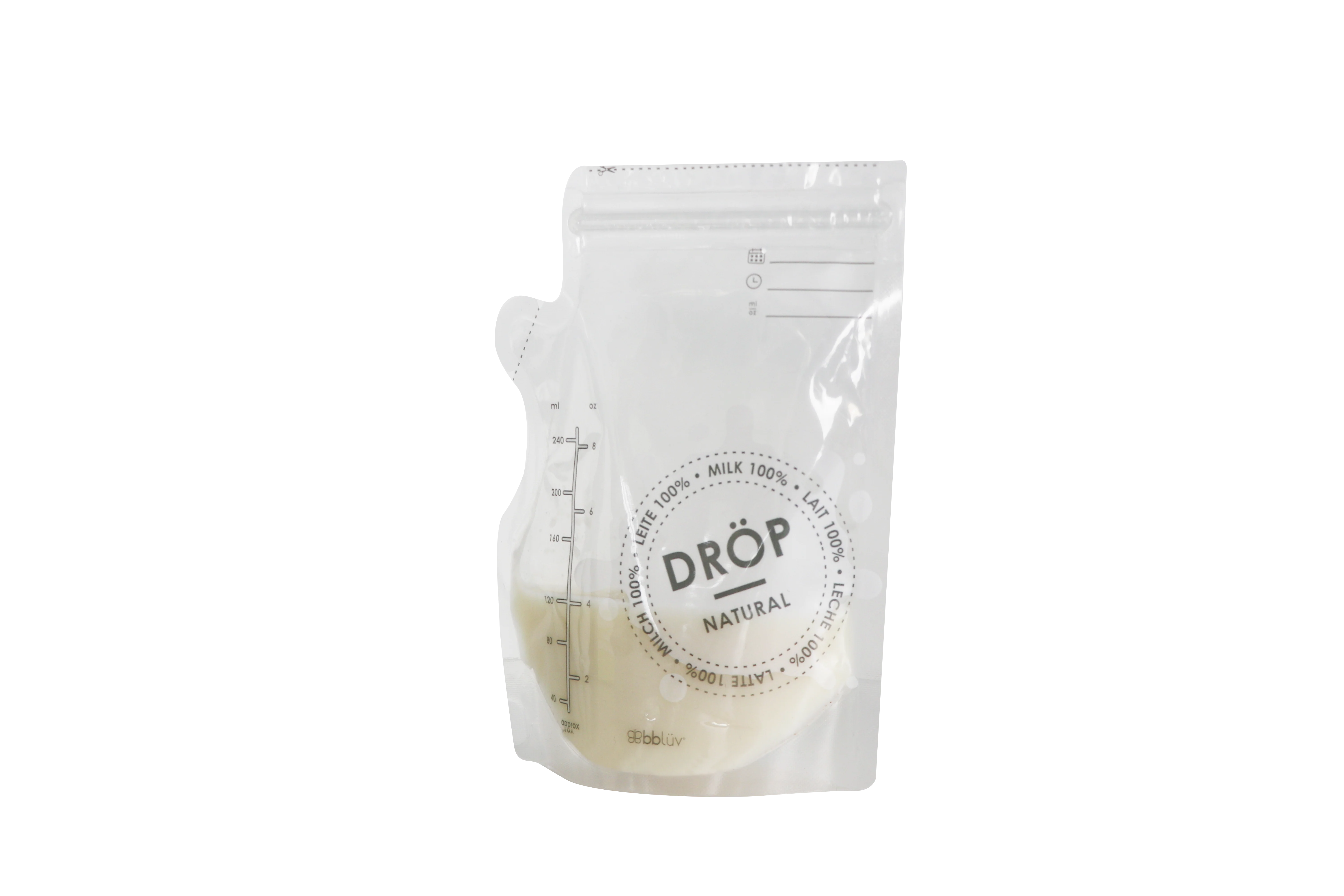 Bolsas para almacenar leche drop x50 BBLüv