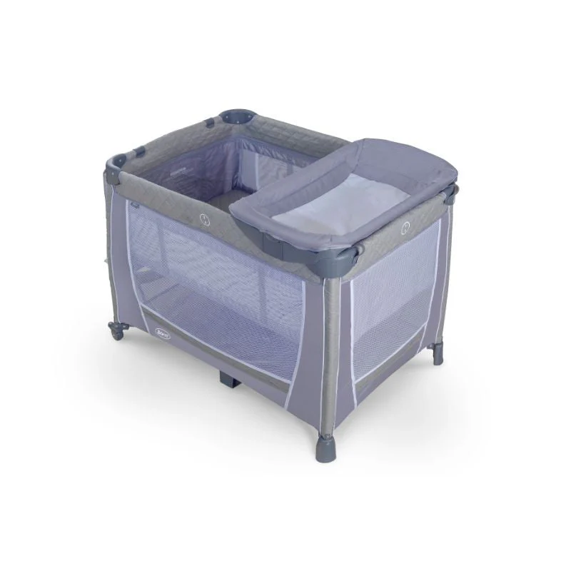 Corral Con Moisés Y Cambiador Gris Börn - Image 2
