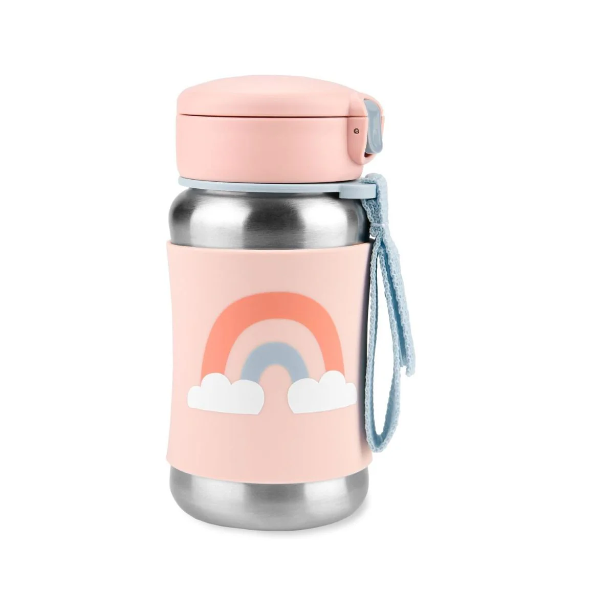 Botella de Acero Con Sorbete | Arcoiris Skip Hop