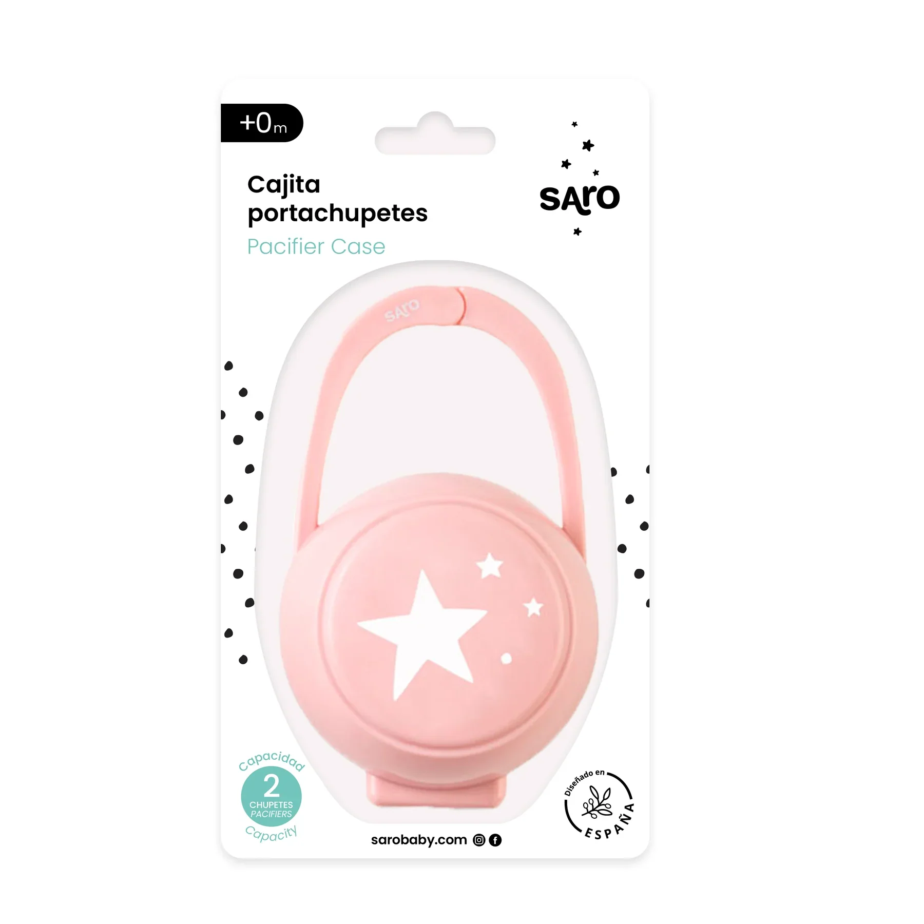 Cajita Porta Pacificador Estrella | Pink- Saro - Image 2