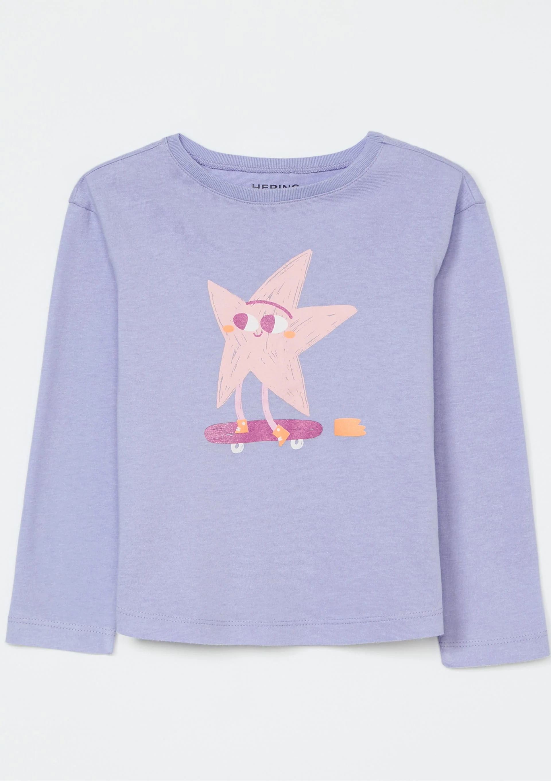 Camiseta lila manga larga niña - Image 2