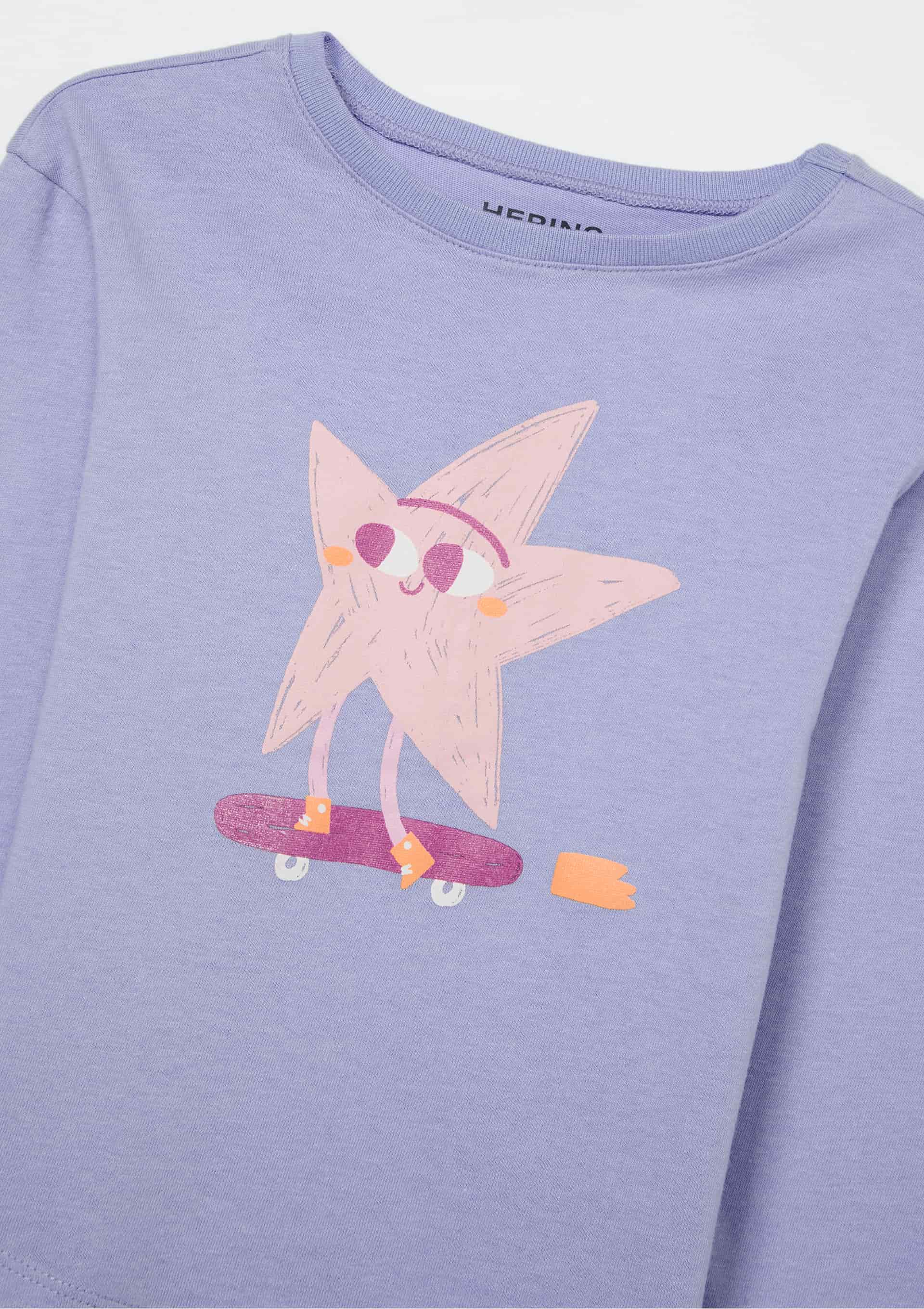 Camiseta lila manga larga niña - Image 3