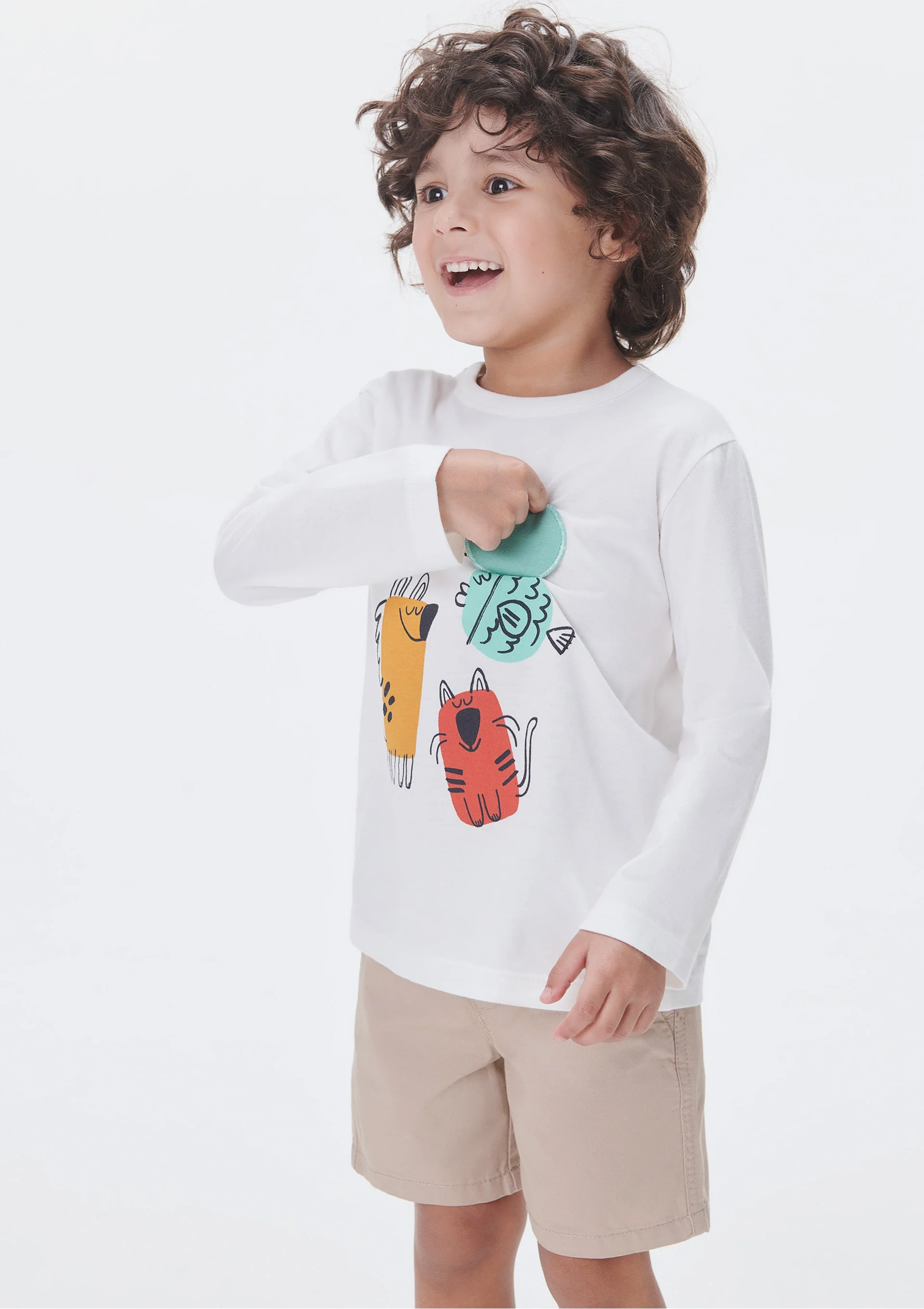 Camiseta manga larga blanca - Image 6