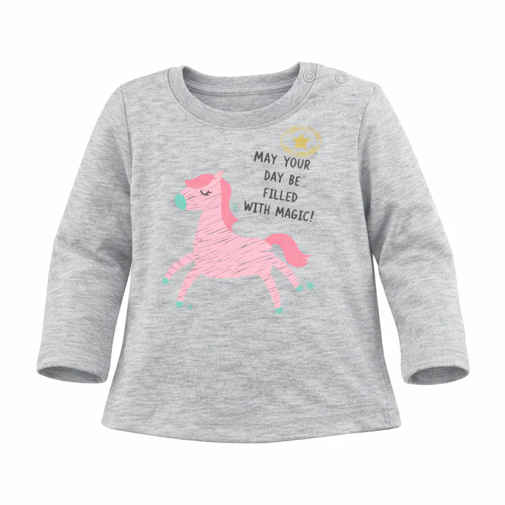 Camiseta manga larga - Unicornio