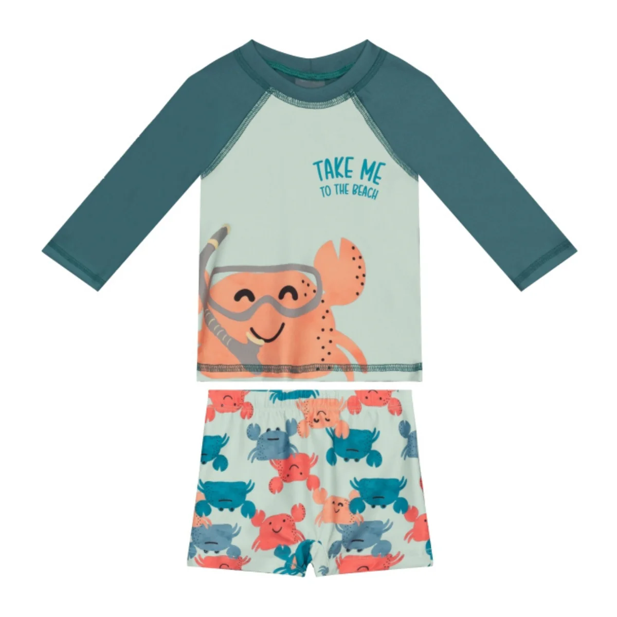 Camiseta Y Bañador Nene | Cangrejo Brandili