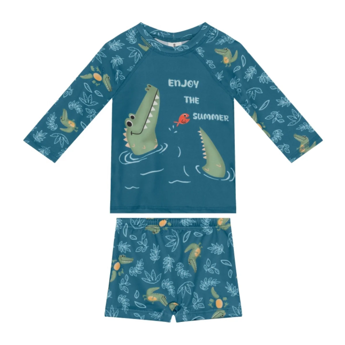 Camiseta Y Bañador Boxer Nene | Cocodrilo Brandili
