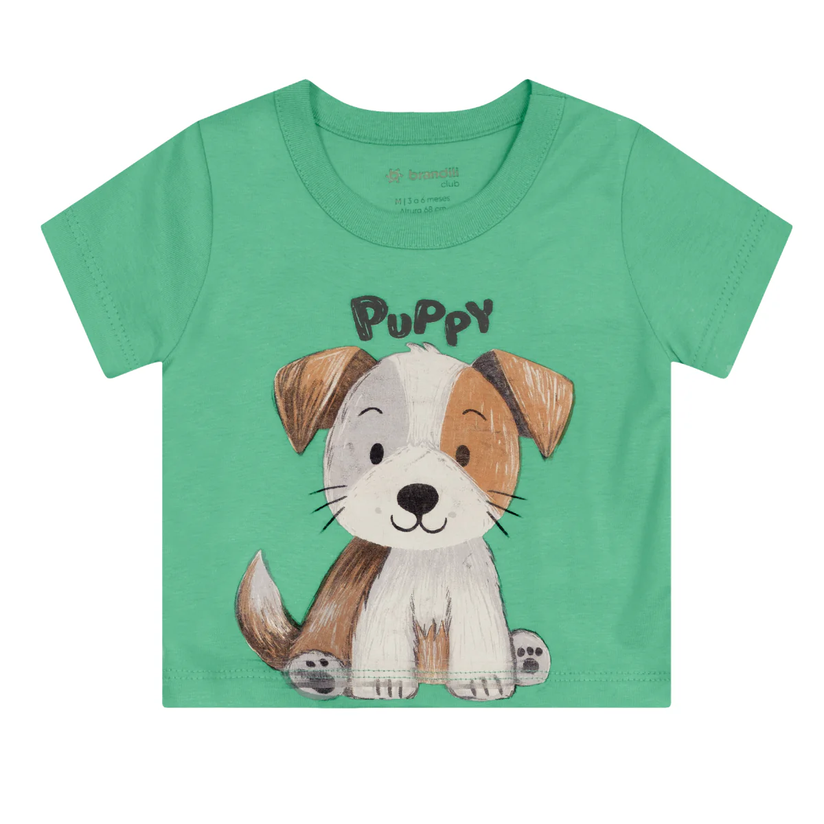 Camiseta Y Bermuda Nene Puppy | Verde Brandili - Image 3