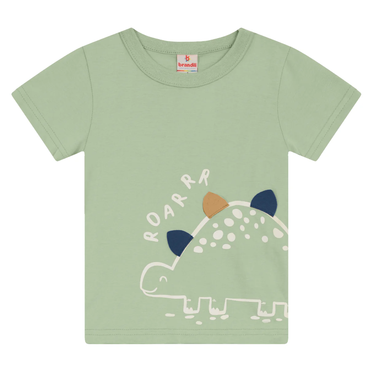 Camiseta Y Bermuda Nene Dinosaurio | Verde Brandili - Image 3