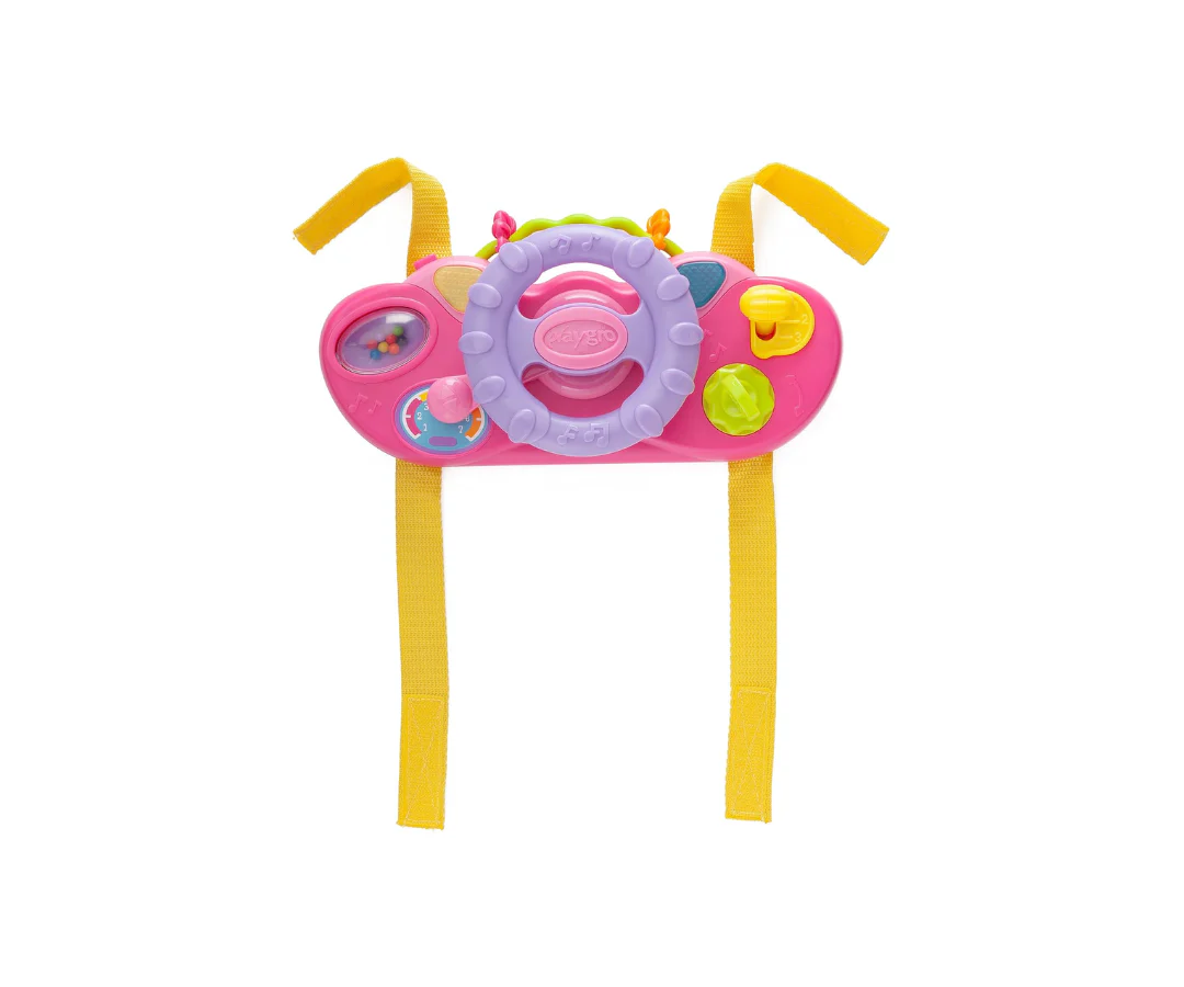 Carrito De Estimulacion Rosado Playgro - Image 4