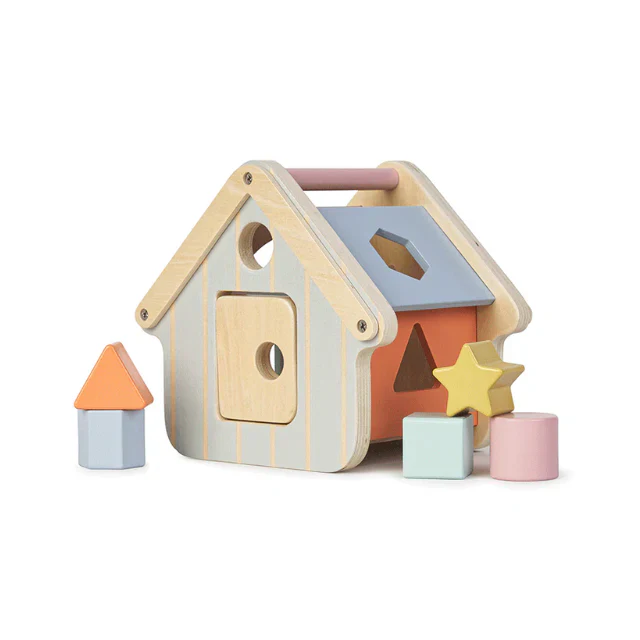 Casita de Piezas Para Encajar Madera - Saro - Image 2