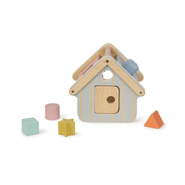 Casita de Piezas Para Encajar Madera - Saro - Image 3