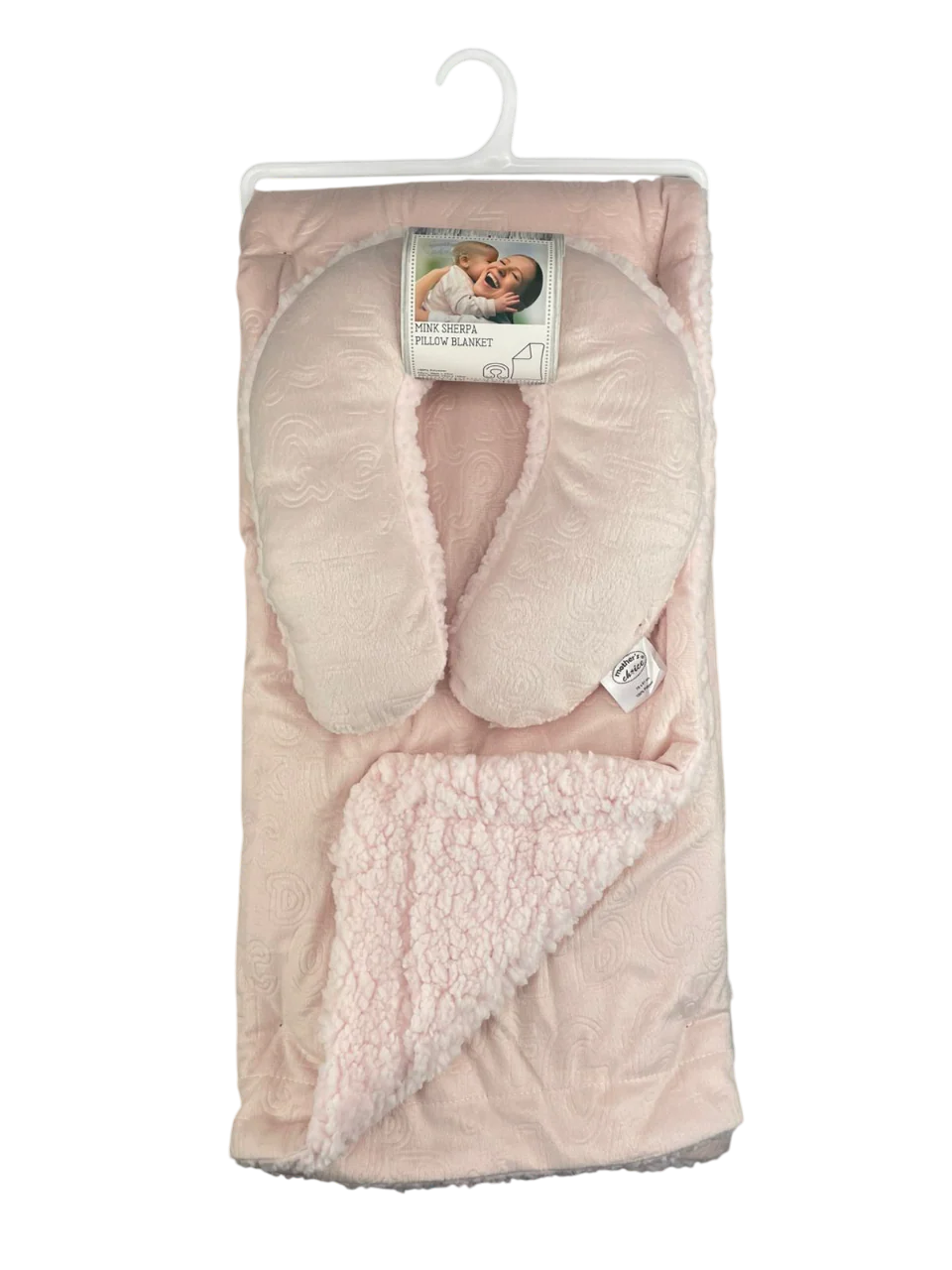 Cobija Rosa Con Soporte De Descanso | B4 Baby