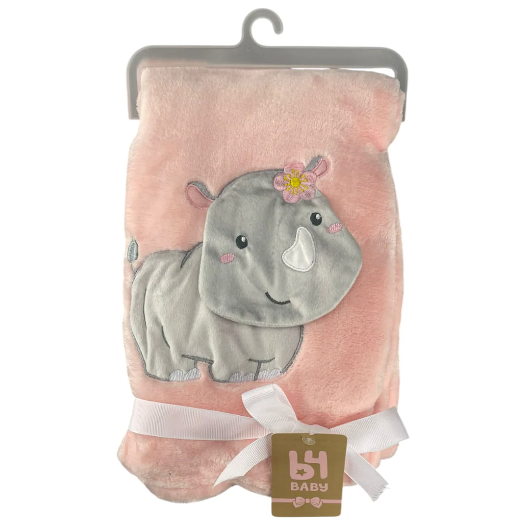 Cobija Con Relieve | Rinoceronte B4 Baby