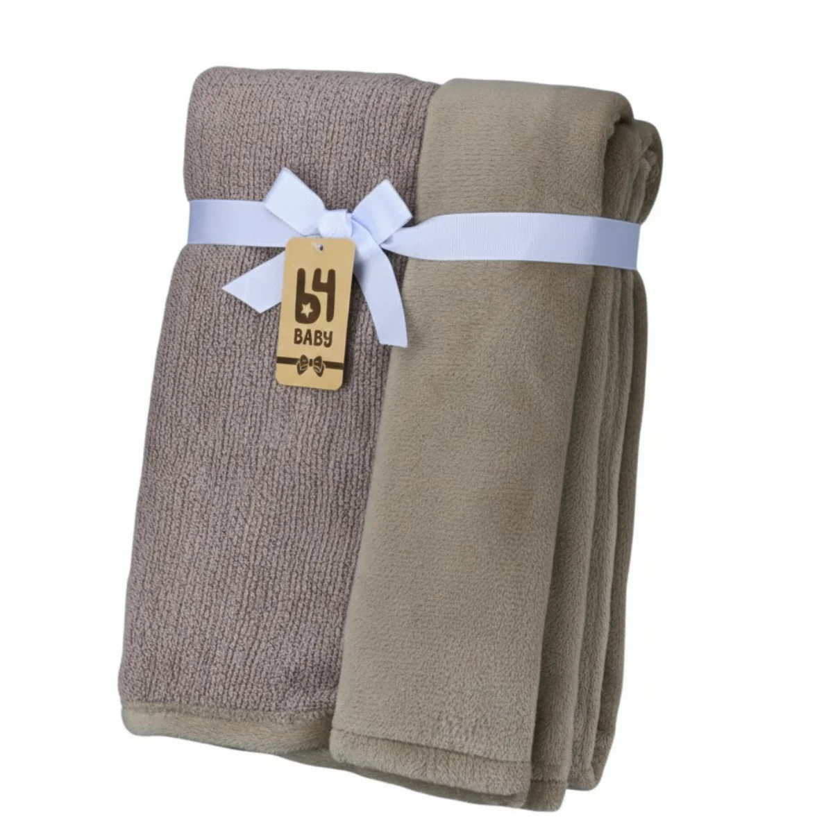Cobija Con Textura B4 Baby | Taupe - Image 2