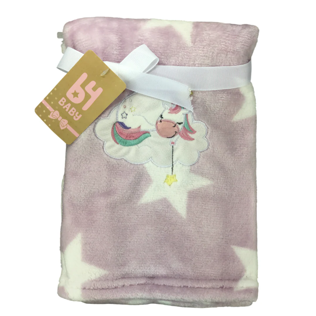 Cobija Con Tierno Diseño | Unicornio Lila B4 Baby