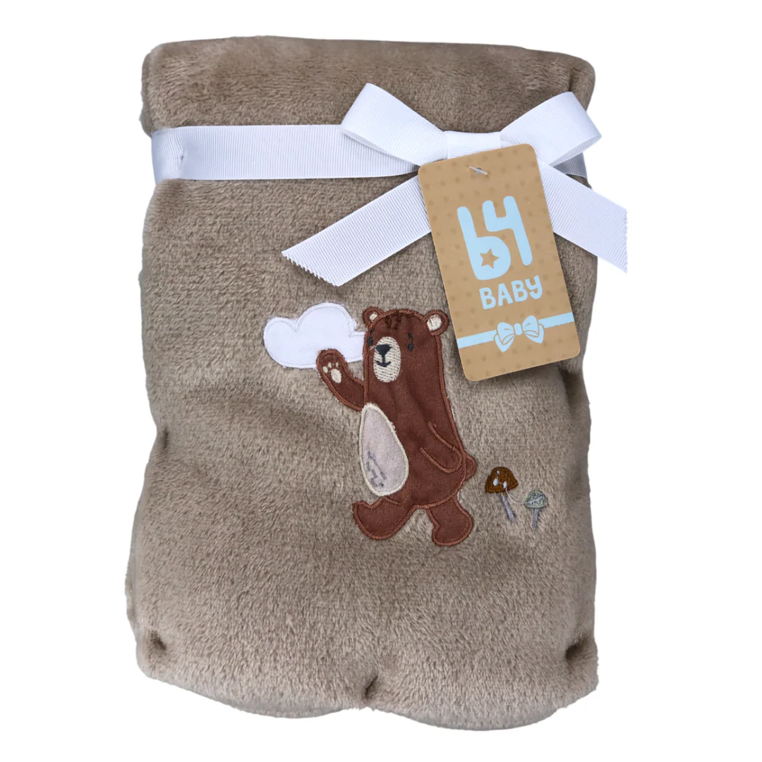 Cobija Con Tierno Diseño | Osito B4 Baby