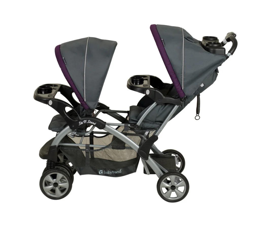 Coche doble asiento stand millennium orange - Image 2