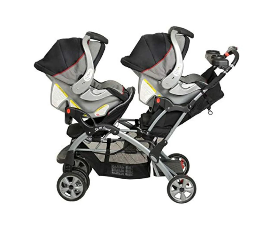 Coche doble asiento stand millennium orange - Image 6