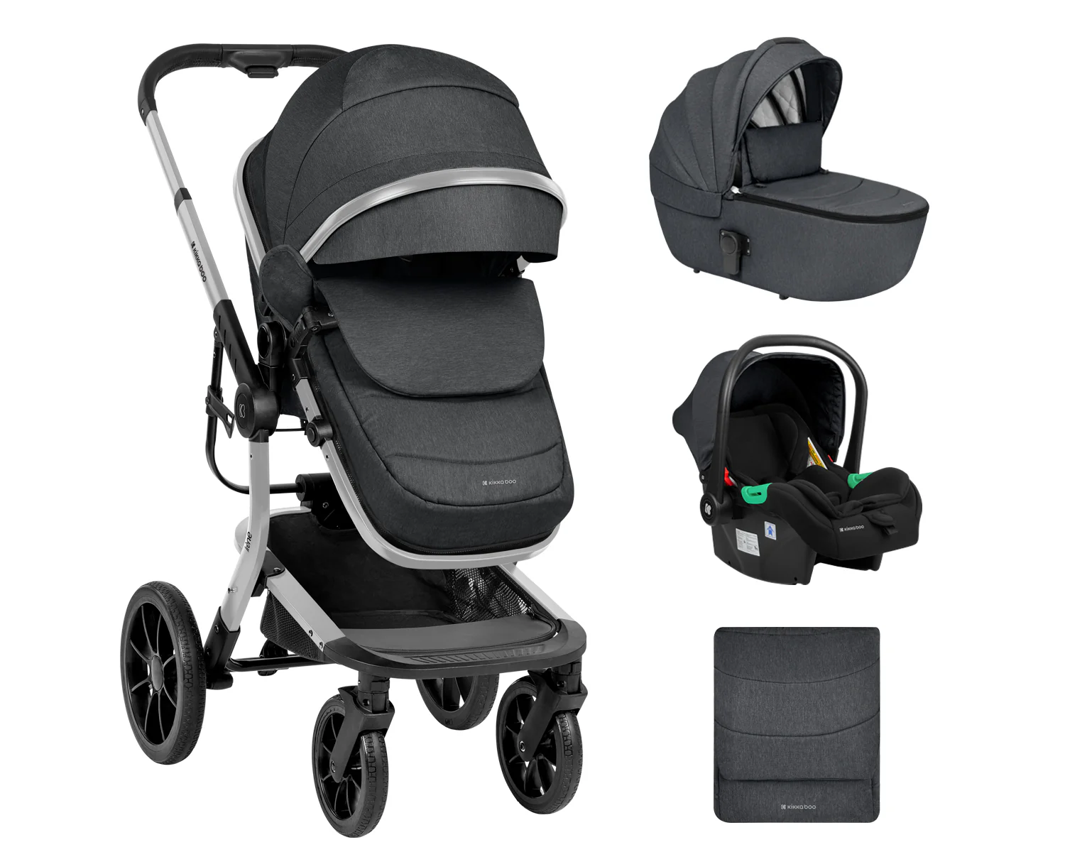 Coche Irene 3 en 1 Kikkaboo con Moises - Image 13