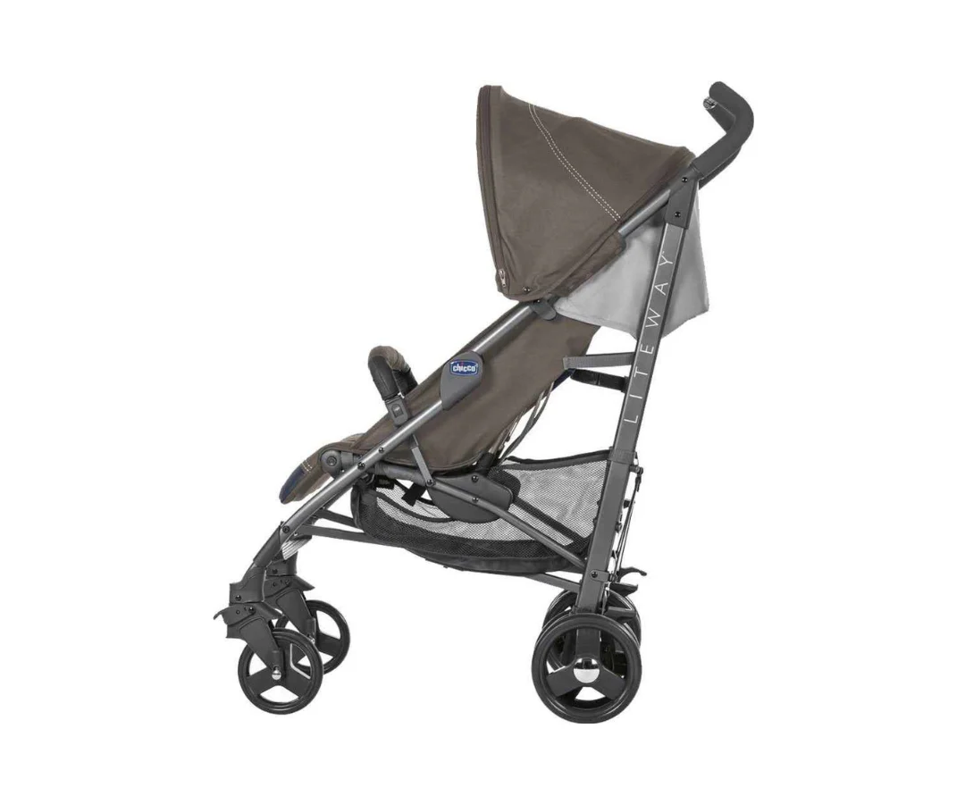 Coche Lite Way 3 Top Con Barra Dove Grey Chicco - Image 3