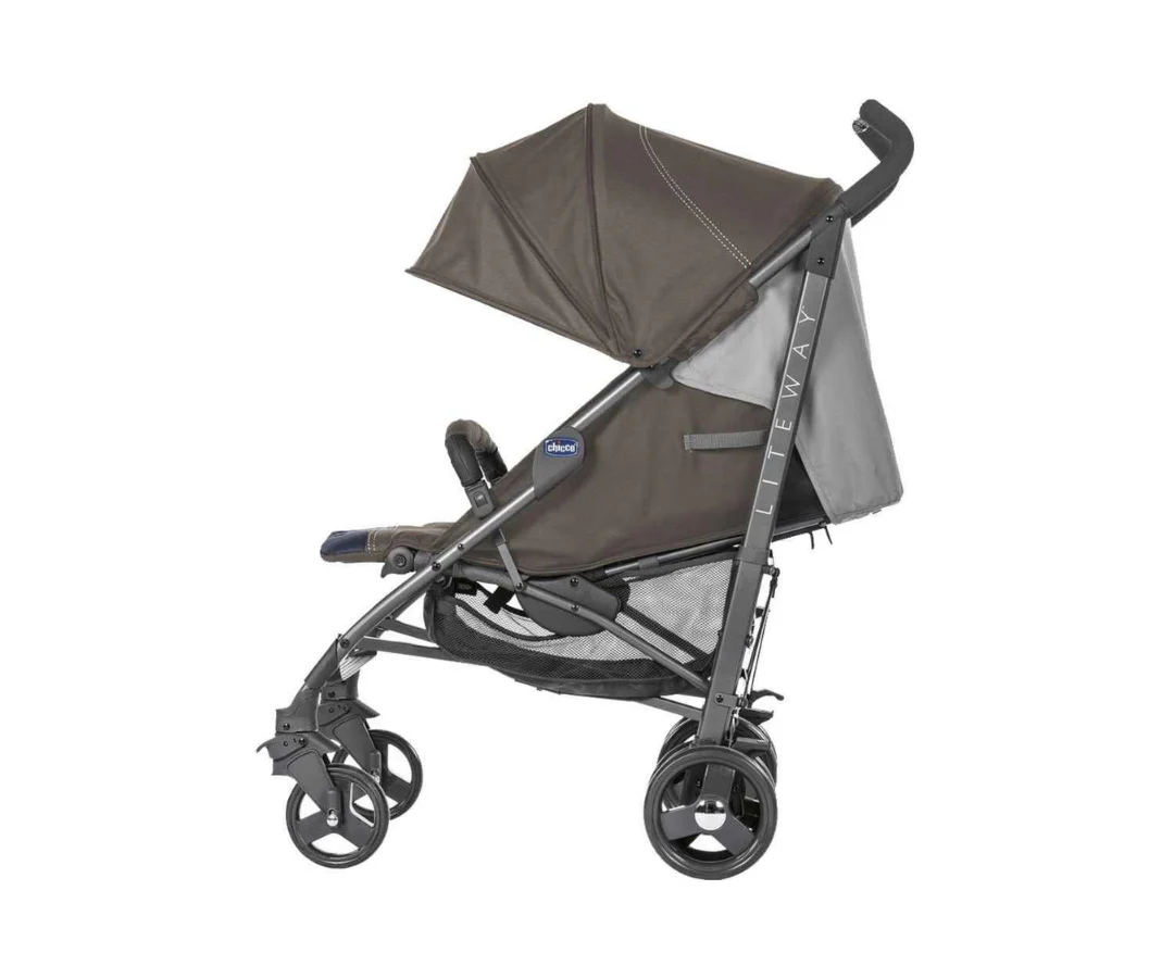 Coche Lite Way 3 Top Con Barra Dove Grey Chicco - Image 4