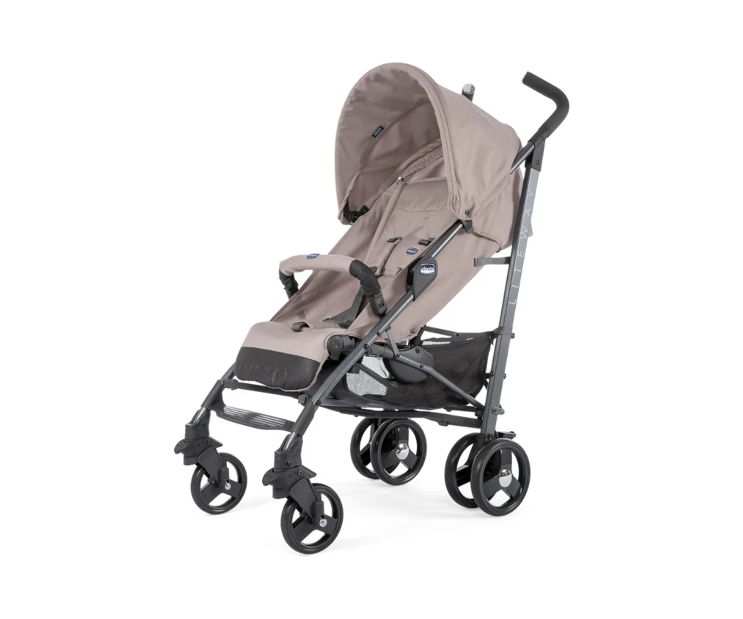 Coche Lite Way Básico Dark Beige Chicco - Image 2