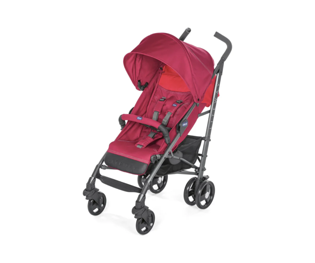 Coche Lite Way Basico Red Berry Chicco - Image 3