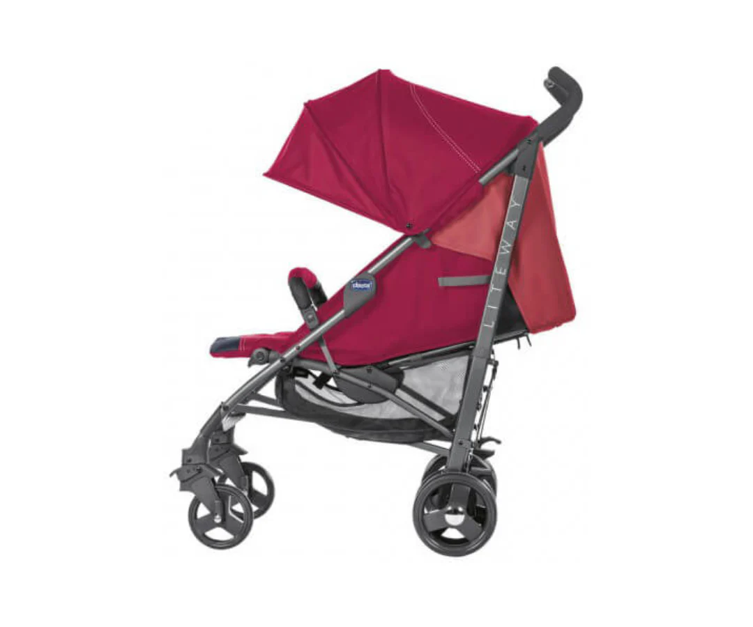 Coche Lite Way Basico Red Berry Chicco - Image 4