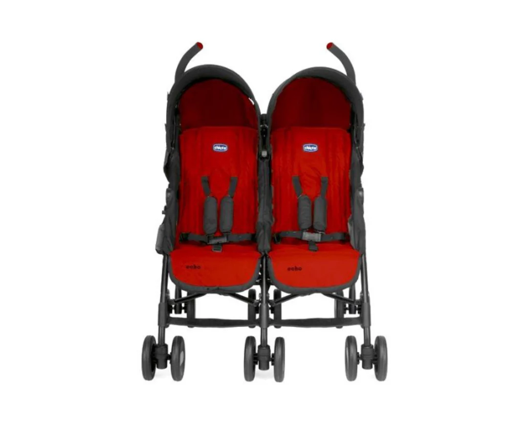 Coche Para Dos Bebes Echo Twin Garnet Chicco - Image 2