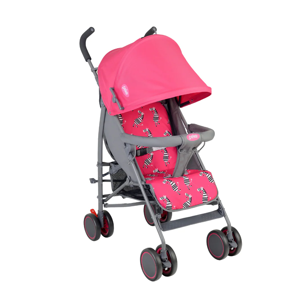 Coche Paraguas Cebra | Rosa Peke