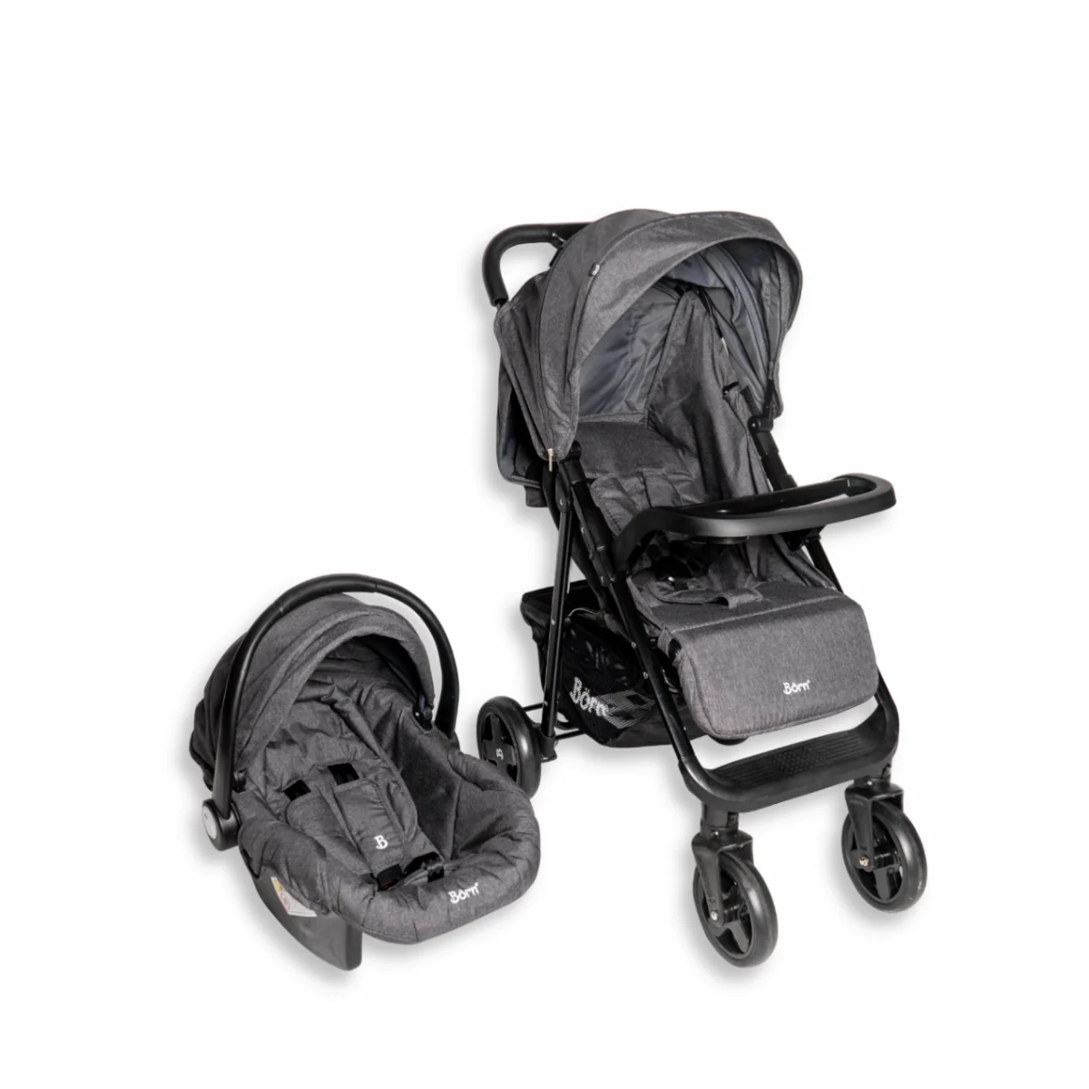 Coche Vivant Travel System | Grey Born
