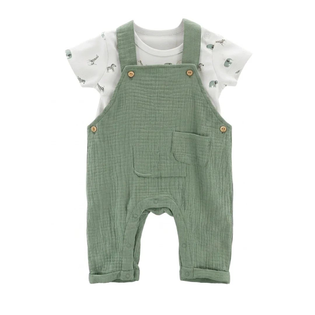 Conjunto Camiseta y Oberol | 3 a 6 meses
