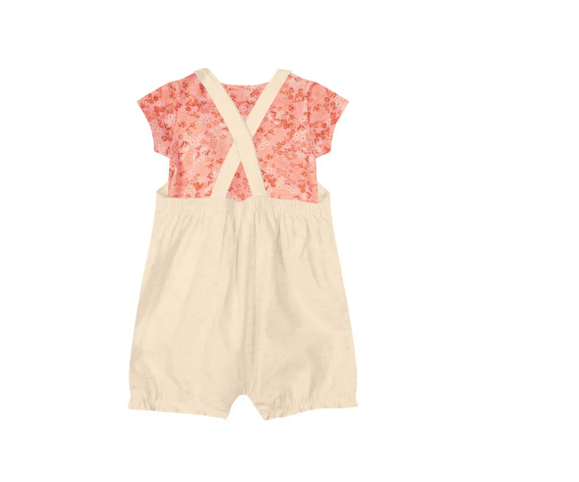 Conjunto Para Nenas Blusa a Y Jardinera Mundi - Image 2